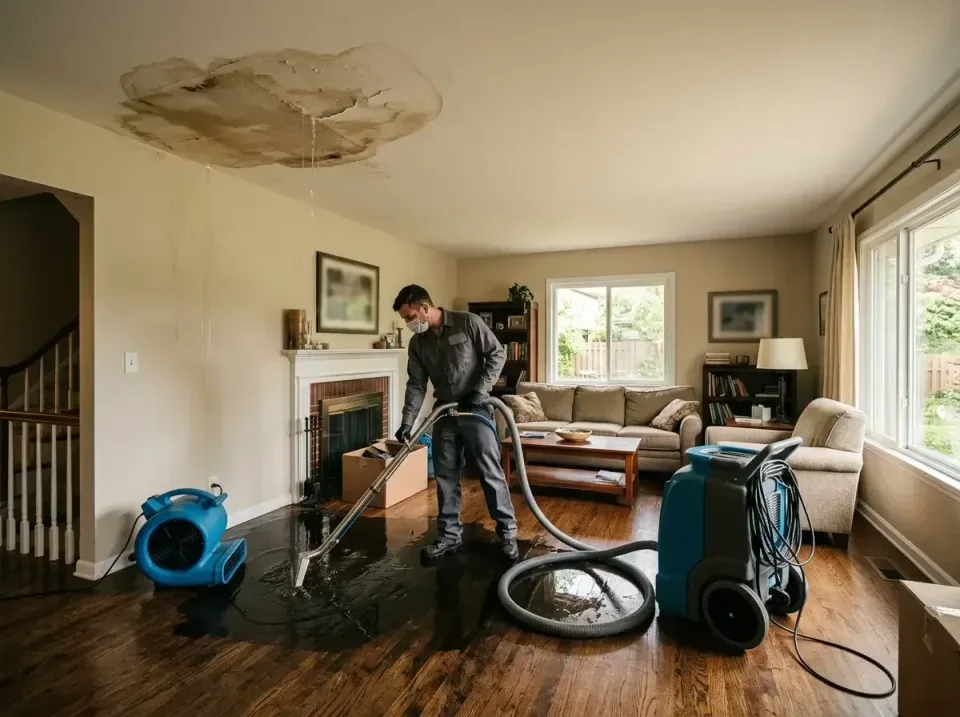 attic-pipe-burst-ceiling-drip-008 — frequently asked questions, Water Damage Restoration & Carpet Care in Collinsville, AL